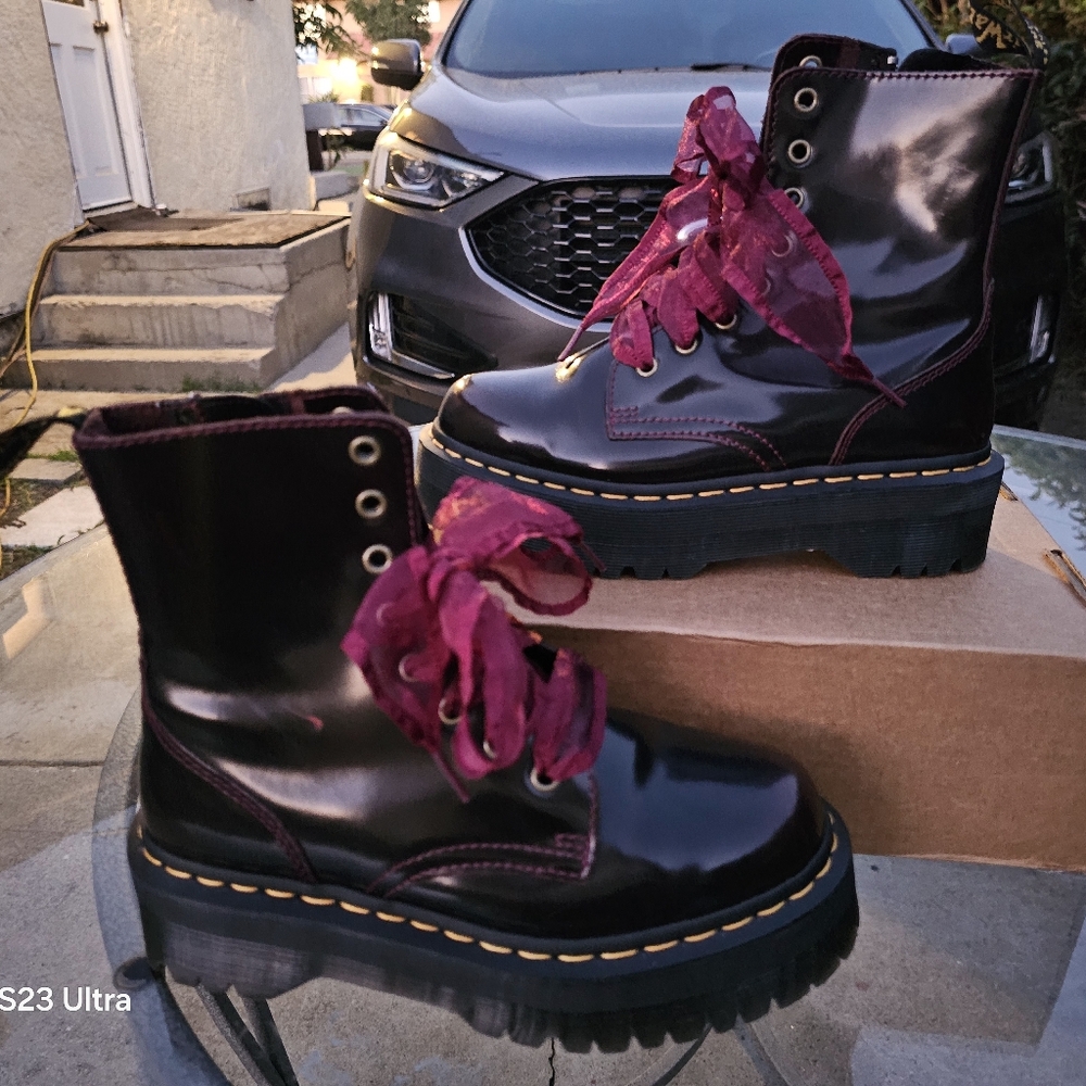 RARE- Jadon Arcadia Leather Platform Boot - Picture 14 of 15
